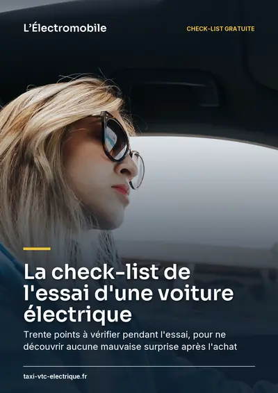 Couverture de l'ebook La check-list de l'essai d'une voiture électrique