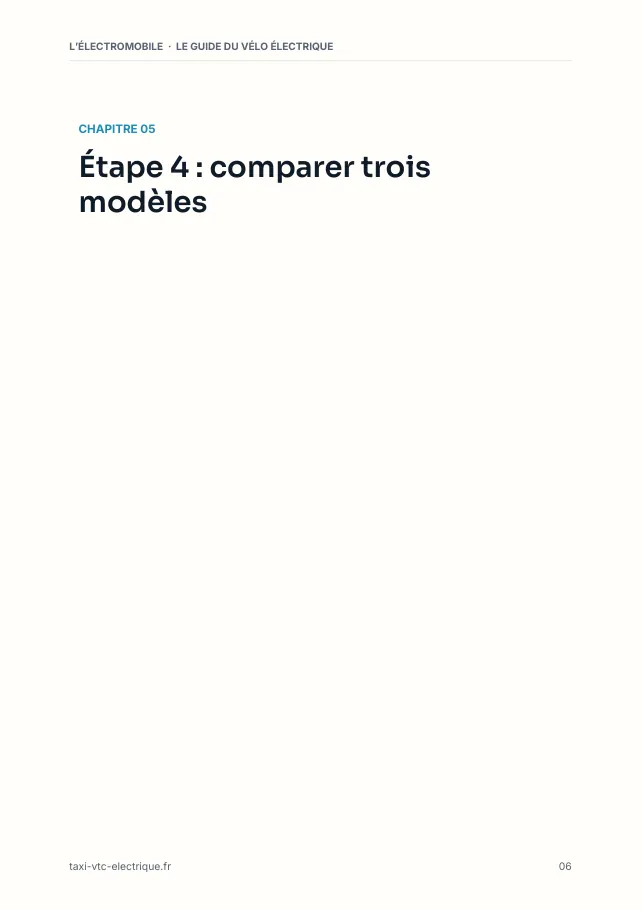 Aperçu de la page 6 de l'ebook Le guide du vélo électrique